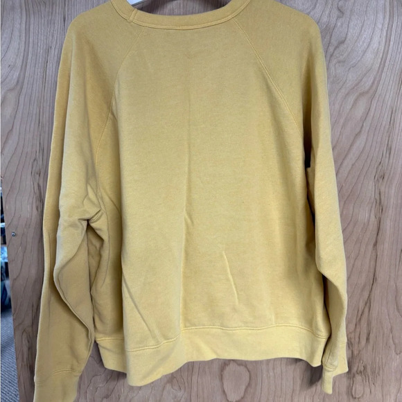 Levi's Yellow Crewneck Sweater Soft Cotton Casual - Picture 4 of 4